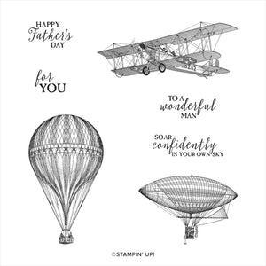 Soar Confidently | Retired Cling Mount Stamp Set | Stampin' Up!