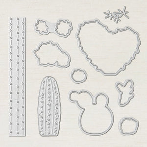 Flowering Cactus Dies | Retired Dies Collection | Stampin' Up!