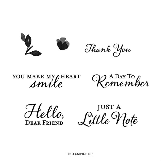 Hello Dear Friend | Retired Photopolymer Stamp Set | Stampin' Up!