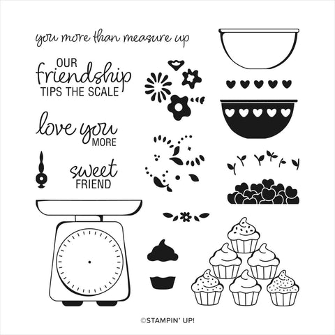 Measure of Love | Retired Photopolymer Stamp Set | Stampin' Up!