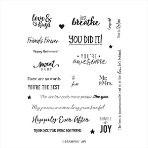 Many Happenings | Retired Cling Mount Stamp Set | Stampin' Up!