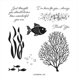 Seascape | Retired Cling Mount Stamp Set | Stampin' Up!