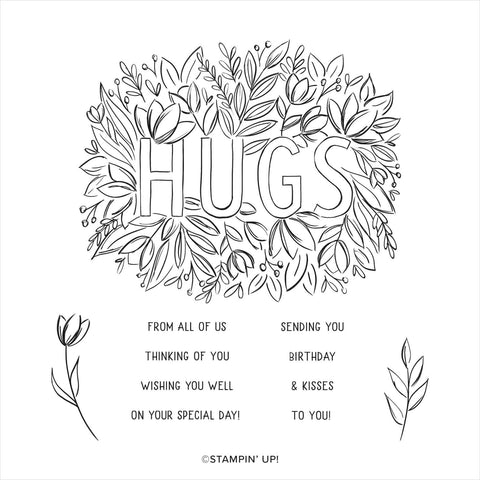 Sending Hugs | Retired Cling Mount Stamp Set | Stampin' Up!
