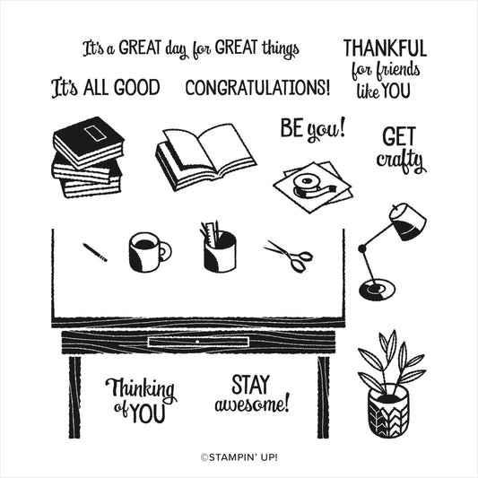 Make it Happen | Retired Cling Mount Stamp Set | Stampin' Up!