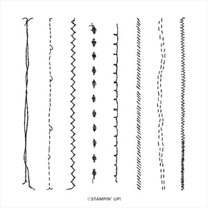 Stitchery | Retired Cling Mount Stamp Set | Stampin' Up!