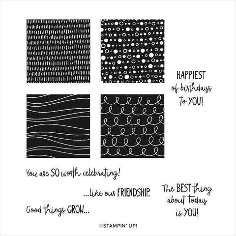 All Squared Away | Retired Cling Mount Stamp Set | Stampin' Up!