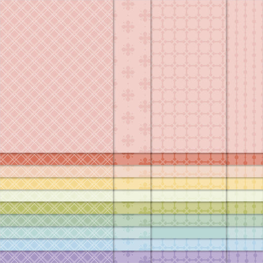 Subtles DSP (2021 Design) | 10 Sheets | Retired Paper | Stampin' Up!