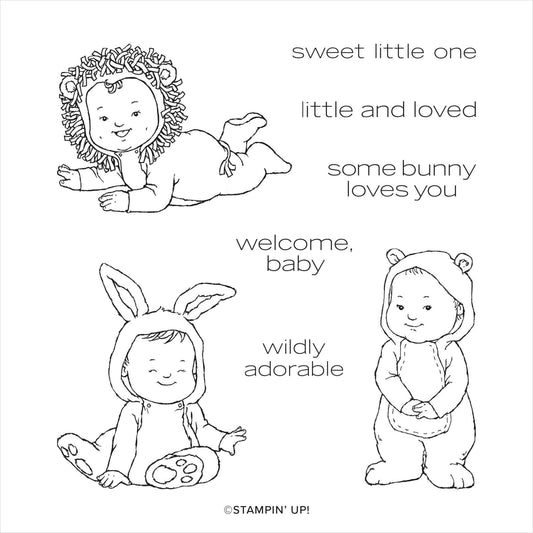 Wildly Adorable | Retired Cling Mount Stamp Set | Stampin' Up!