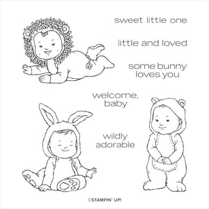 Wildly Adorable | Retired Cling Mount Stamp Set | Stampin' Up!