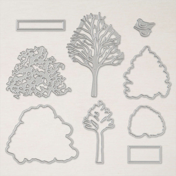 Beautiful Trees Dies | Retired Dies Collection | Stampin' Up!