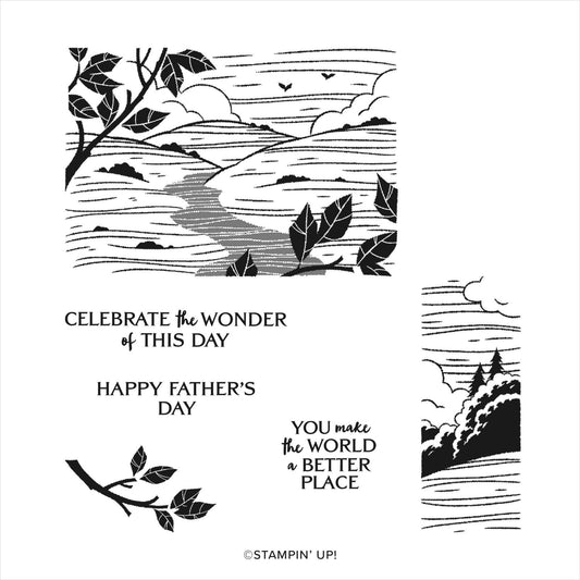 Better Places | BRAND NEW | Retired Cling Mount Stamp Set | Stampin' Up!