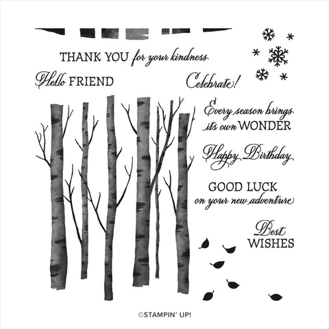 Welcoming Woods | Retired Photopolymer Stamp Set | Stampin' Up!