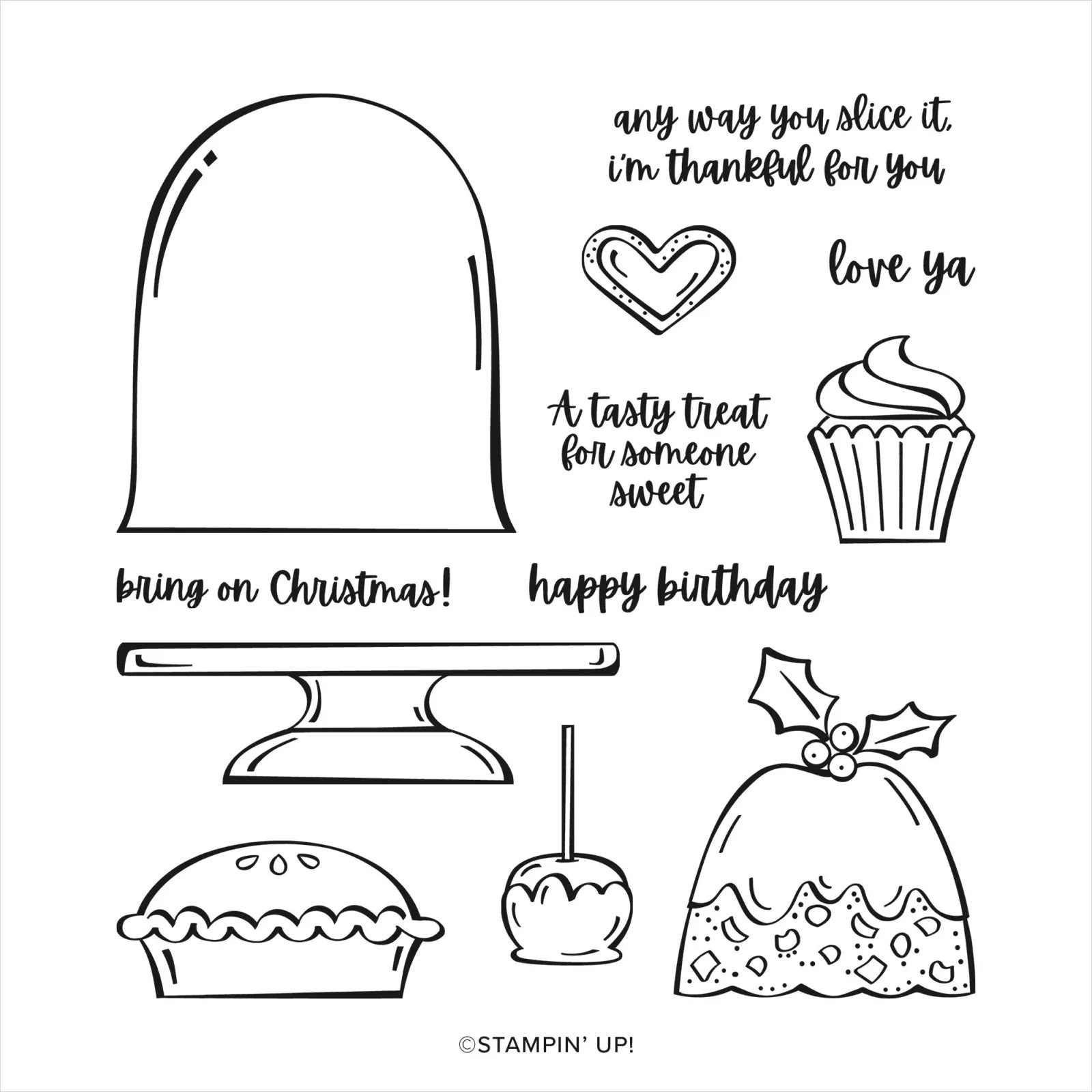 Sweets & Treats | Retired Photopolymer Stamp Set | Stampin' Up!