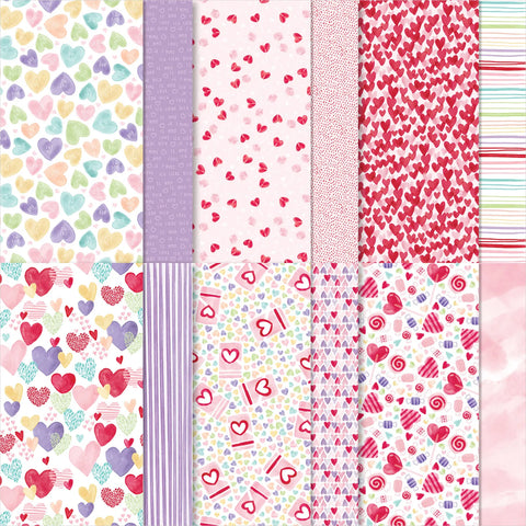 Sweet Talk | DSP | 6 Sheets | Card Front Size | Retired | Stampin' Up!