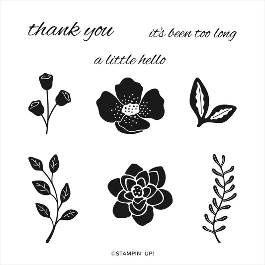 Boughs & Blossoms | Retired Cling Mount Stamp Set | Stampin' Up!