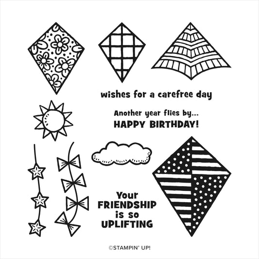Kite Delight | Retired Photopolymer Stamp Set | Stampin' Up!