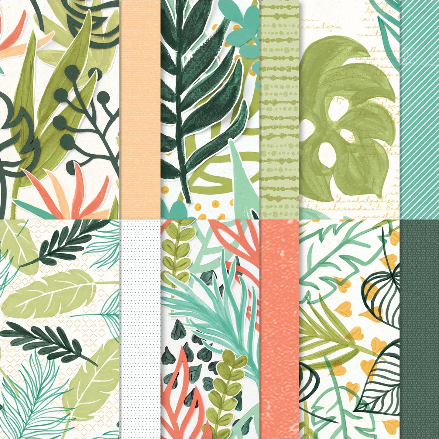 Artfully Composed | DSP | 6 Sheets | Card Front Size | Retired | Stampin' Up!