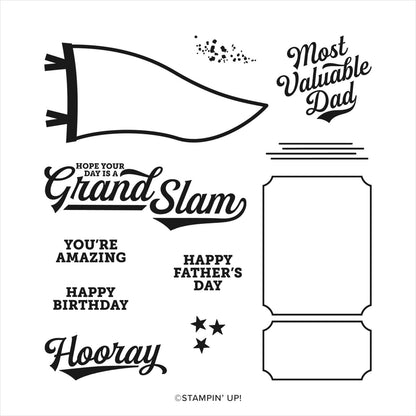 Your Biggest Fan | Retired Photopolymer Stamp Set | Stampin' Up!