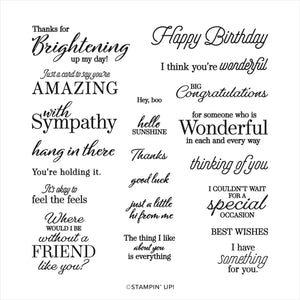 Special Moments | Saleabration 2022 | Retired Photopolymer Stamp Set | Stampin' Up!