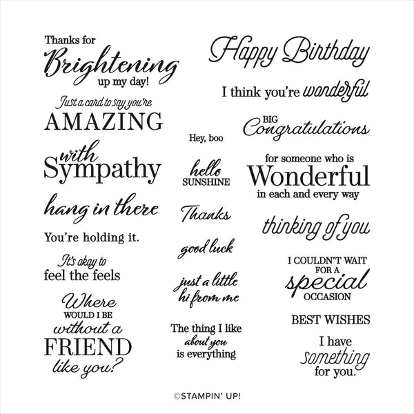Special Moments | Saleabration 2022 | Retired Photopolymer Stamp Set | Stampin' Up!