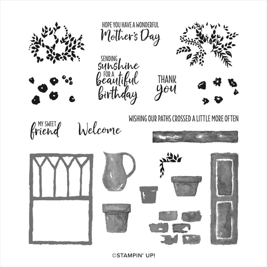 Welcoming Window | Retired Photopolymer Stamp Set | Stampin' Up!
