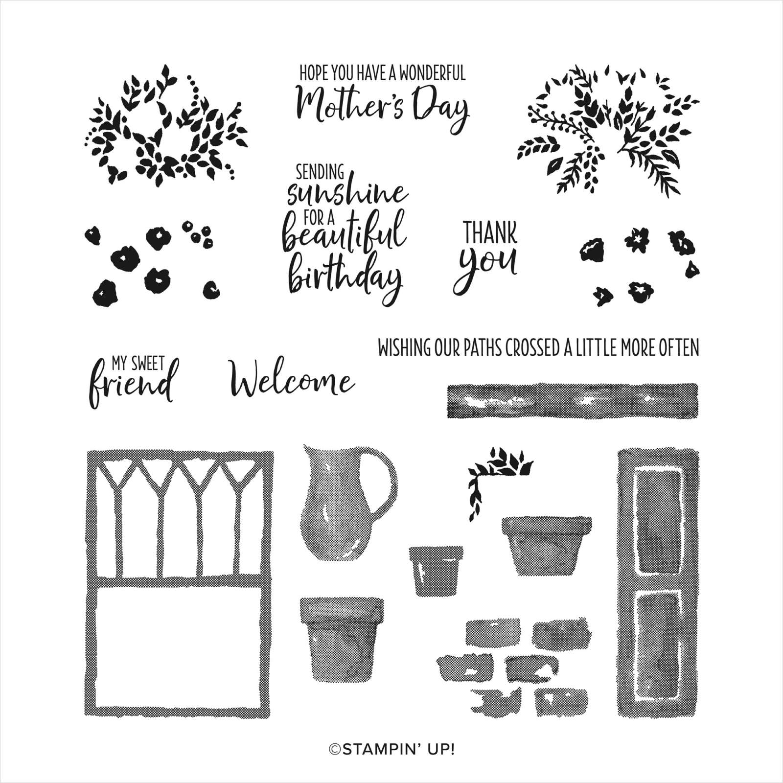 Welcoming Window | Retired Photopolymer Stamp Set | Stampin' Up!