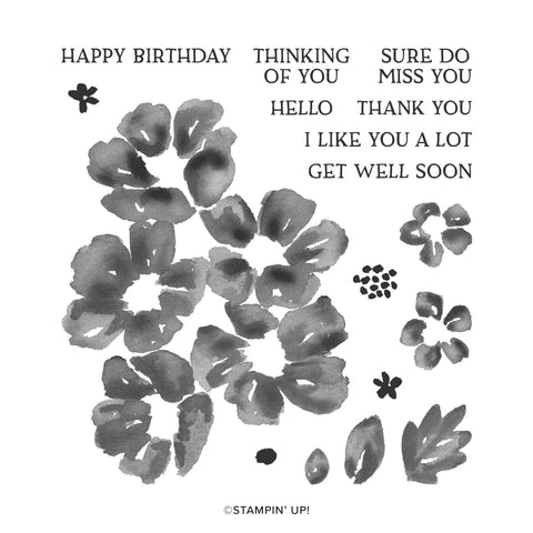 Blossoms in Bloom | Retired Photopolymer Stamp Set | Stampin' Up!