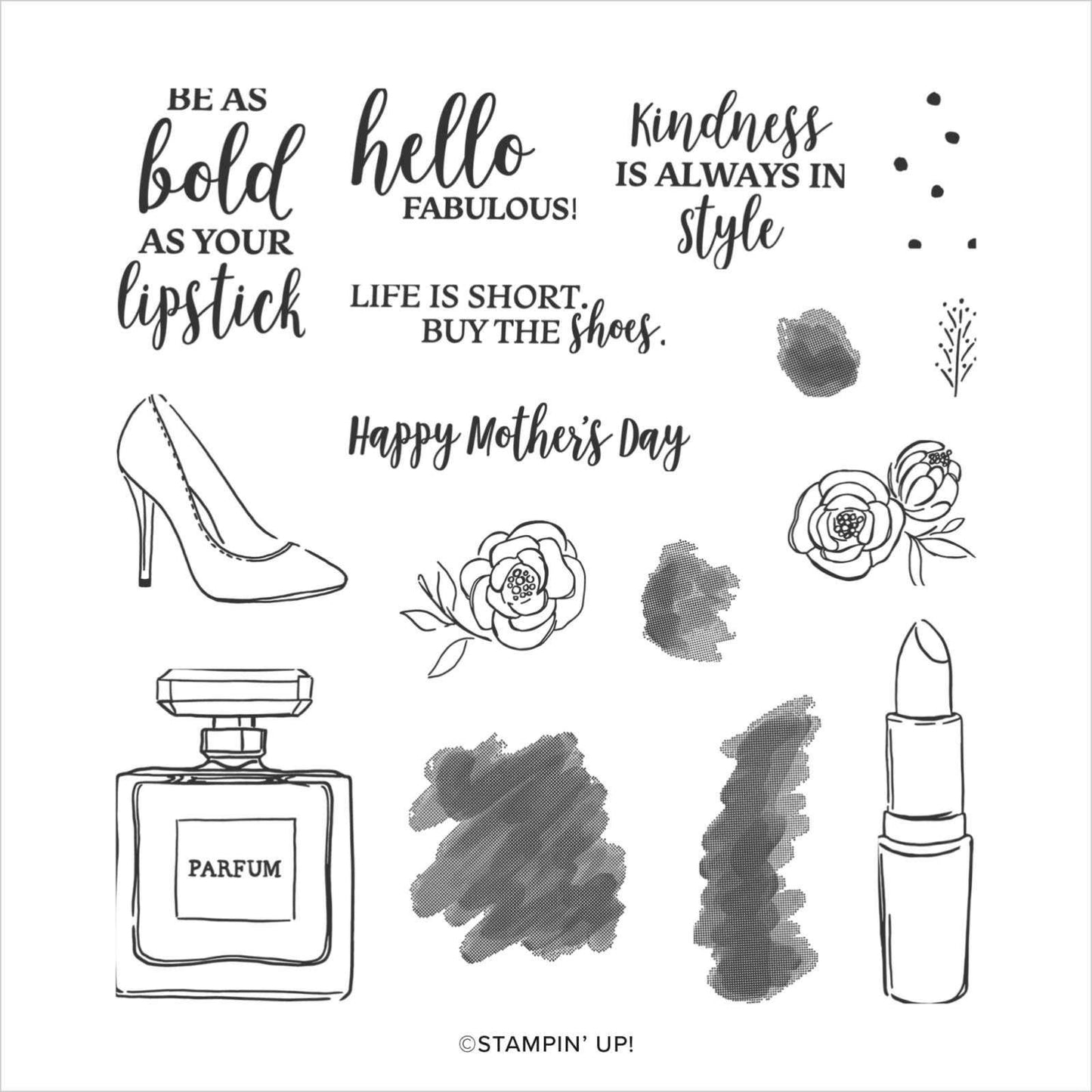 Dressed to Impress | Retired Photopolymer Stamp Set | Stampin' Up!
