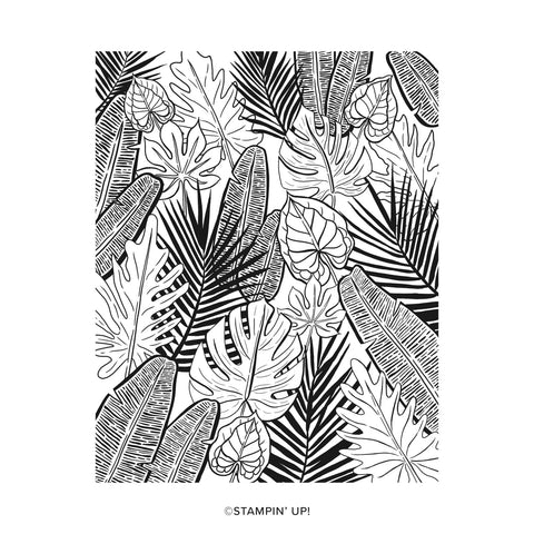 Tropical Hideaway | Retired Cling Mount Stamp Set | Stampin' Up!