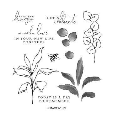 Splendid Thoughts | Retired Cling Mount Stamp Set | Stampin' Up!