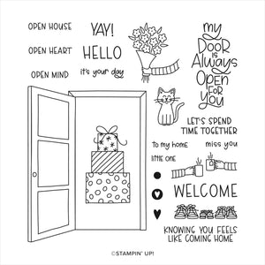 Warm Welcome | Retired Photopolymer Stamp Set | Stampin' Up!