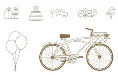 Pedal Presents | Retired Wood Mount Stamp Set | Stampin' Up!