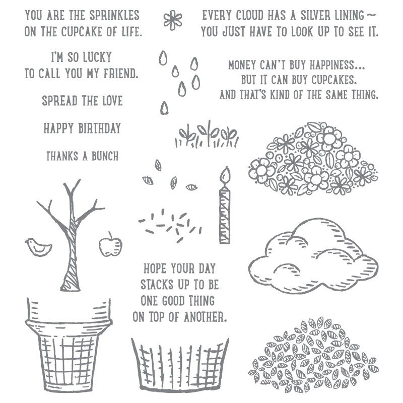 Sprinkles of Life | Retired Photopolymer Stamp Set