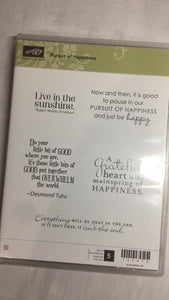 Pursuit of Happiness | Clear Mount Stamp Set