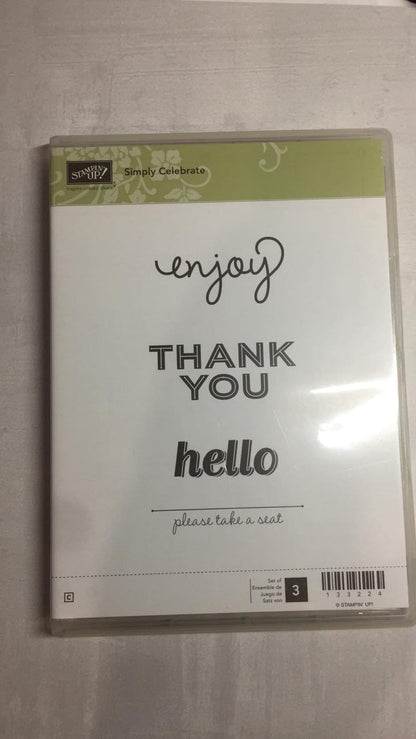 Simply Celebrate | Clear Mount Stamp Set | Stampin' Up!