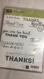 One Big Meaning | Clear Mount Stamp Set