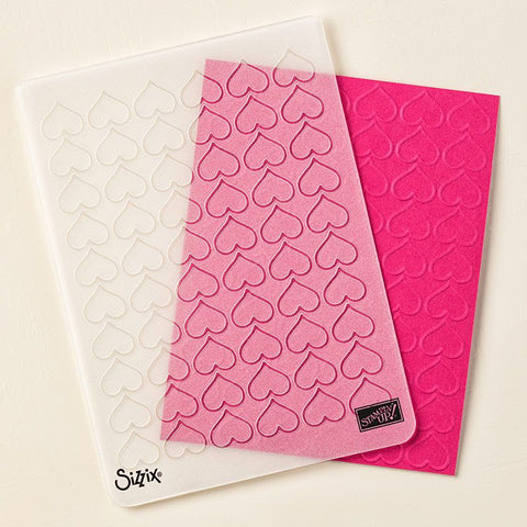 Happy Heart | Retired Embossing Folder | Stampin' Up!