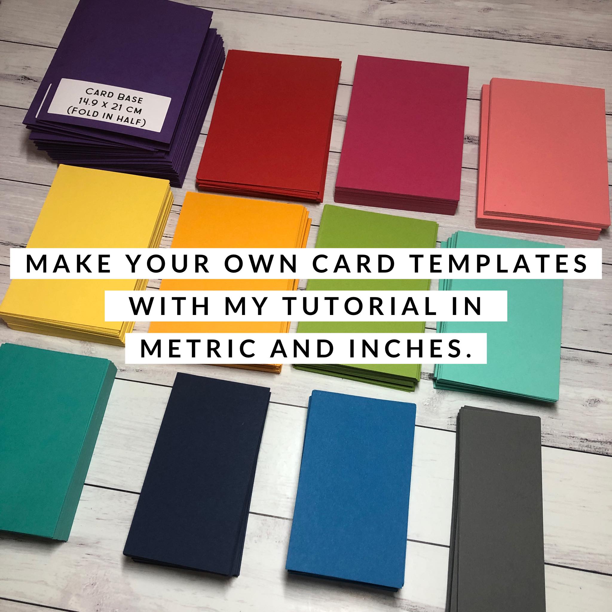 Card Templates Tutorial (Instant Download)