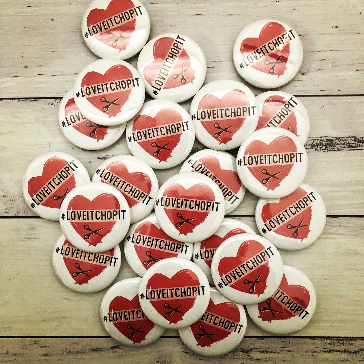FREE #loveitchopit Badge Printable PDF (Instant Download)