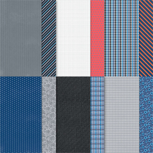 Well Suited DSP | 6 Sheets | Retired Paper | Stampin' Up!