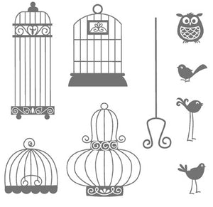 Aviary | Retired Wood Mount Stamp Set | Stampin' Up!