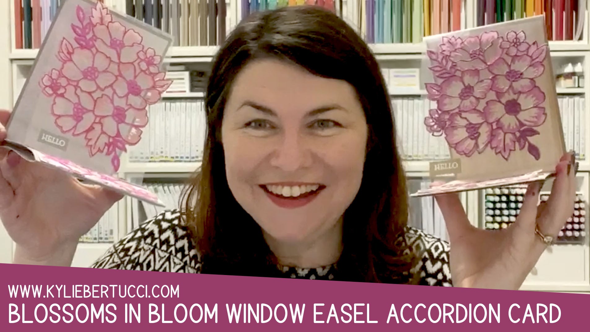 Blossoms in Bloom Window, Easel, Accordion Card Tutorial