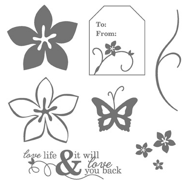 Cottage Garden | Retired Wood Mount Stamp Set | Stampin' Up!