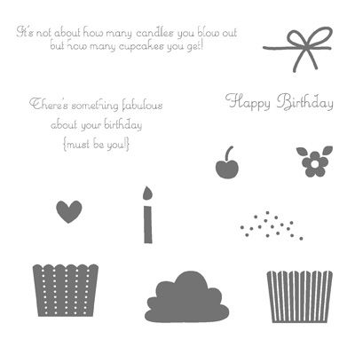 Create a Cupcake | Retired Wood Mount Stamp Set | Stampin' Up!