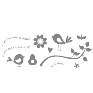 Cheep Talk | Retired Wood Mount Stamp Set | Stampin' Up!