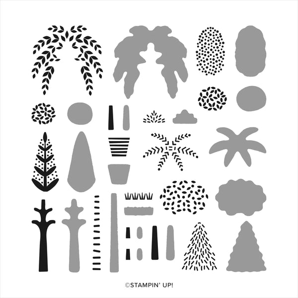 Countless Trees | Retired Photopolymer Stamp Set | Stampin' Up!