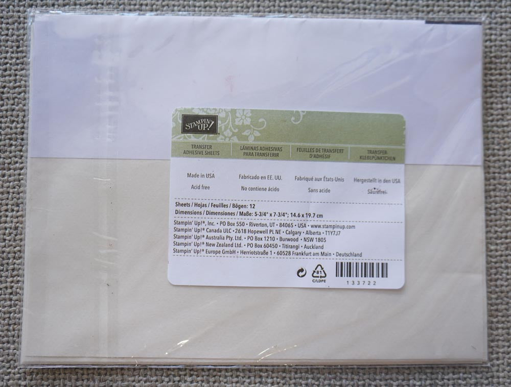 Transfer Adhesive Sheets | Retired Item