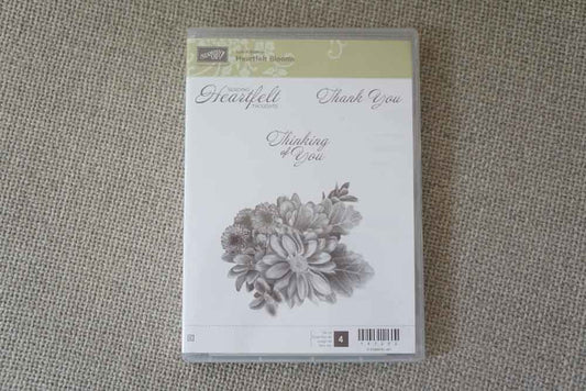 Heartfelt Blooms | Clear Mount Saleabration Stamp Set | SAB | Stampin' Up!