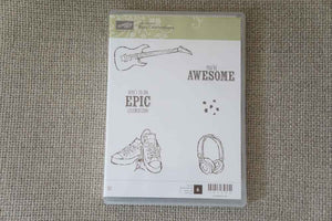 Epic Celebrations | Clear Mount Saleabration Stamp Set | SAB | Brand New, Never Used
