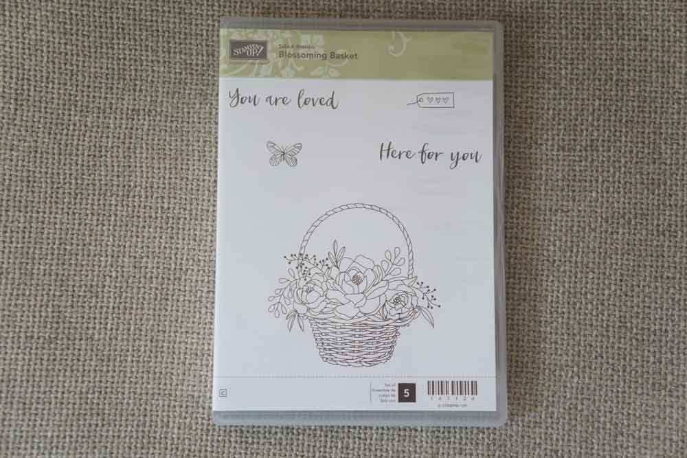 Blossoming Basket | Clear Mount Saleabration Stamp Set | SAB | Brand New, Never Used